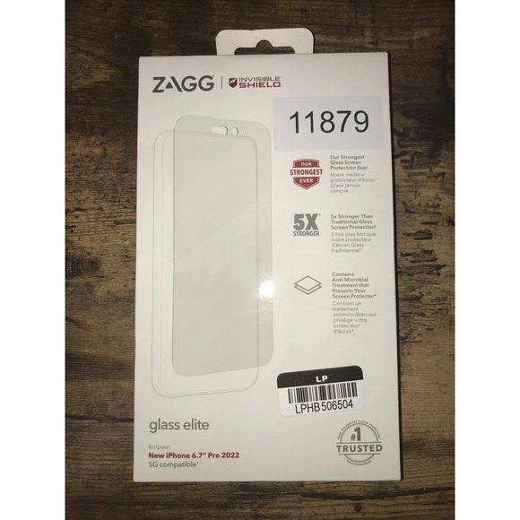 ZAGG Apple iPhone 14 Pro Max InvisibleShield Glass Elite AM Screen Protector - Picture 1 of 3